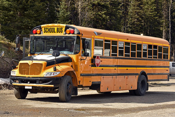 Plakat Kanadischer Schulbus