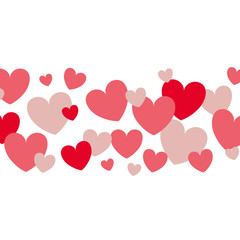 hearts love decorative pattern background vector illustration design