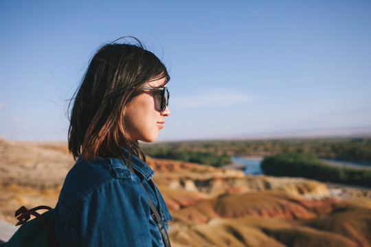 young female photographer