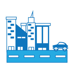 city buildings design concept