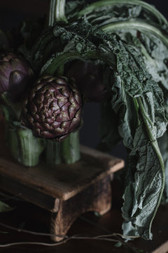 Composition of ripe artichoke