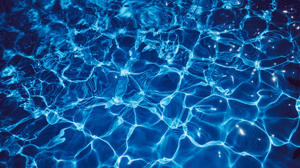 Abstract Blue Waves Background. pool water