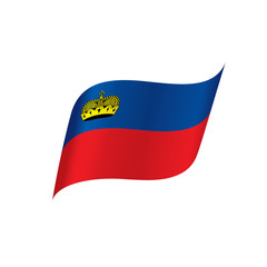 liechtenstein flag, vector illustration
