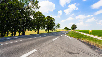 Fototapeta premium highway D3 Avenue du Luxembourg in France