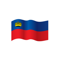 liechtenstein flag, vector illustration