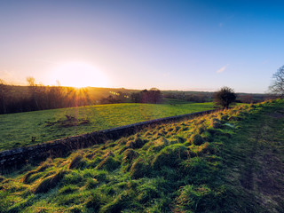  winter countryside morning,Northern Ireland