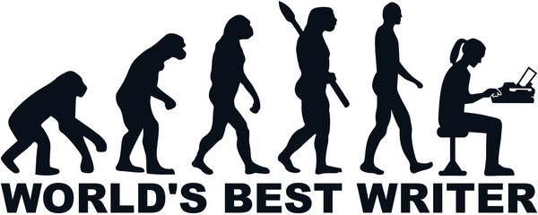 Worlds best writer evolution female