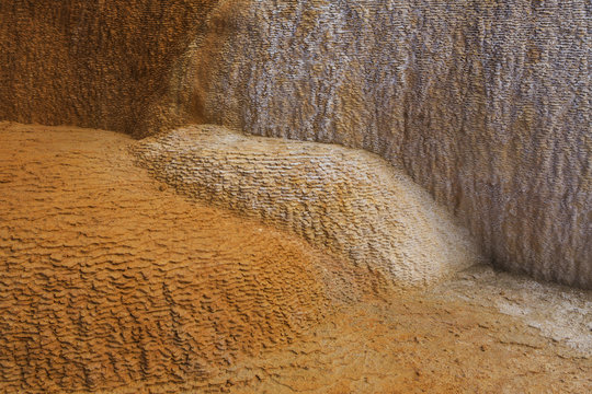Detail of Crystal Geyser, near Green River, Utah