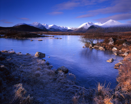 Winters Day, The Black Mount, Scottish Highlands