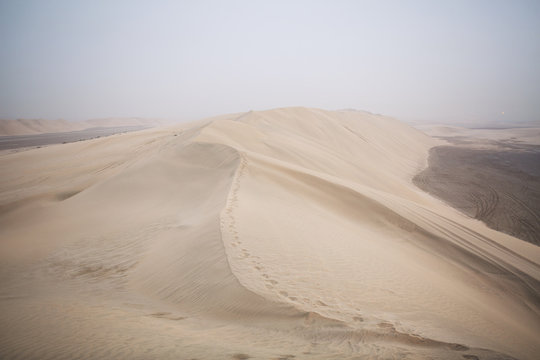 Footprints in the sand