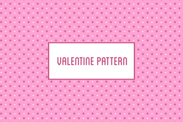 Vector hearts and flowers pattern. Design of hand drawn objects for St. Valentine's day, wedding