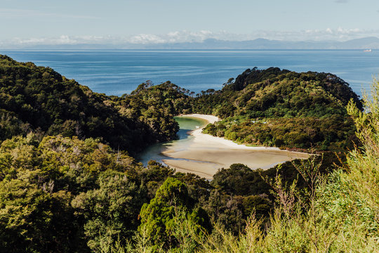 A Cove Between the Abel Tasman Hillsides