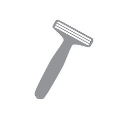 disposable shaving razor icon- vector illustration