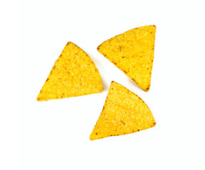 Fototapeta premium tortilla chips isolated on white