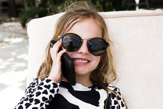 On the phone