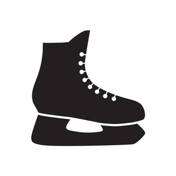 ice hockey skate icon- vector illustration