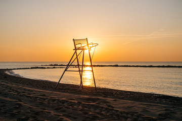 Sunrise in Barcelona