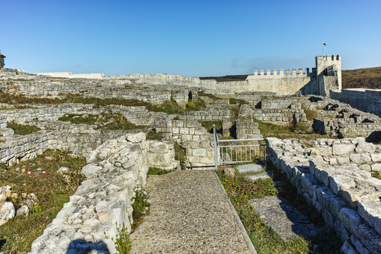 Archaeological site Shumen fortress near Town of Shoumen, Bulgaria