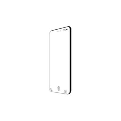 Frameless display smartphone. Mobile phone element icon. Premium quality graphic design. Signs, outline symbols collection icon for websites, web design, mobile app, info graphics
