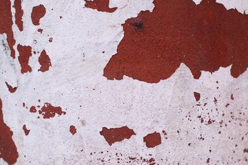 Vintage wallpaper peeling paint