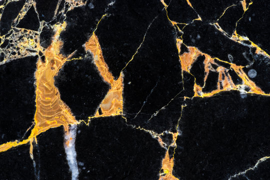 golden black marble pattern slab surface for design