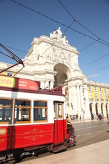 Fototapeta na wymiar Tourist in beautiful Portugal. Lisbon.