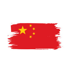 China flag, vector illustration