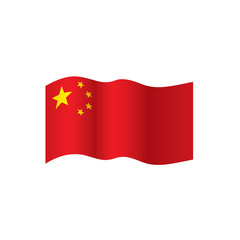 China flag, vector illustration