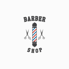 Barber Shop Logo Vector Template Design