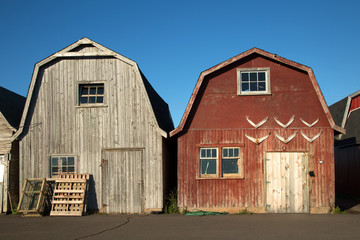 Oyster barns in PEI