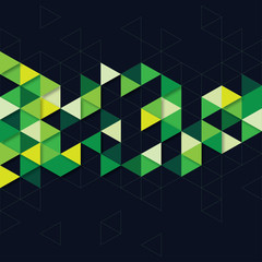 Obraz premium Abstract geometric background with polygonal triangles