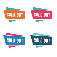 Sold Out Banner Illustration