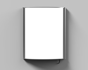Convex LED light box Single Sided Poster display or  Sign Holder Curved Frame for  Theater Bills or Ads. 3d render illustration.