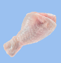 raw chicken legs without shadows. 100% sharp image.
