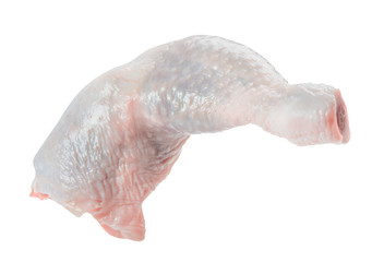 raw chicken legs without shadows. 100% sharp image.