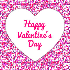 Pink Confetti, Happy valentine's day