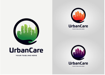 Urban Care Logo Template Design Vector, Emblem, Design Concept, Creative Symbol, Icon