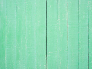 Obraz premium Background of wooden boards of mint color