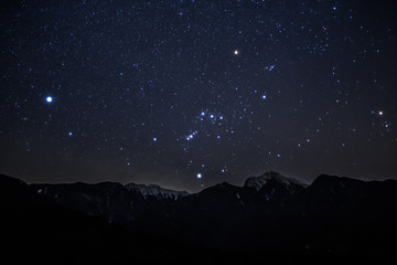 南アルプス甲斐駒ケ岳の星空