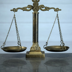 Law symbols. Court theme
