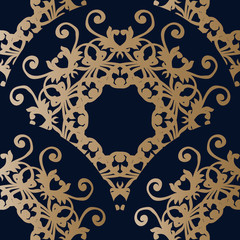 chinese seamless pattern on dark background