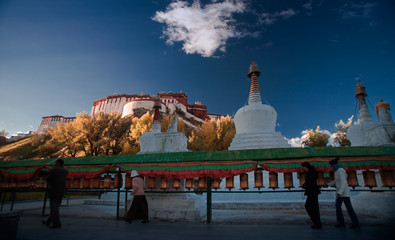 the sight of Lhasa, Tibet, China