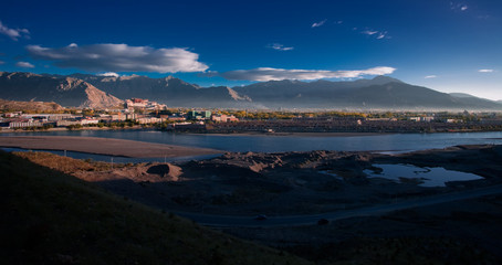 the sight of the Potala Palace in Lhasa, Tibet, China