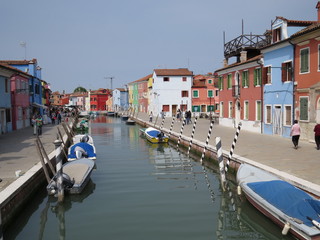 Fototapeta na wymiar Colour City Canal