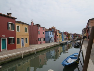 Fototapeta na wymiar Colour City Canal