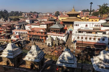 Foto auf Acrylglas Pashupatinath-Tempel, Kathmandu, Nepal © Ingo Bartussek