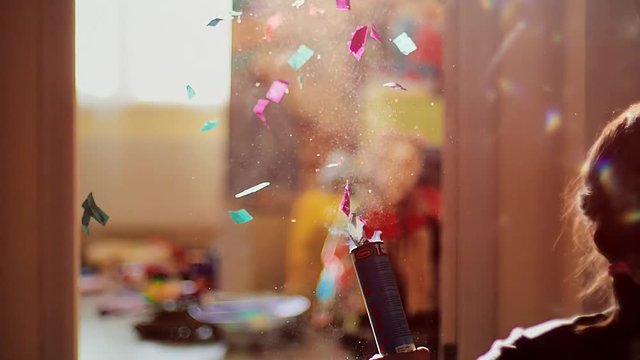 Holiday firecracker at home