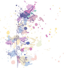 Obraz na płótnie Canvas vector drawing bell flower