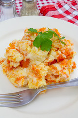 purée de carottes