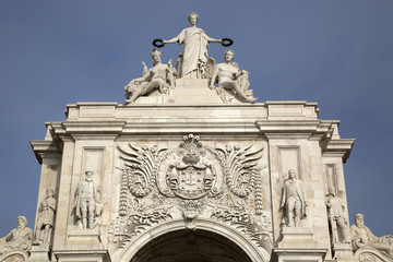 Rua Augusta Arch; Commerce Square, Lisbon